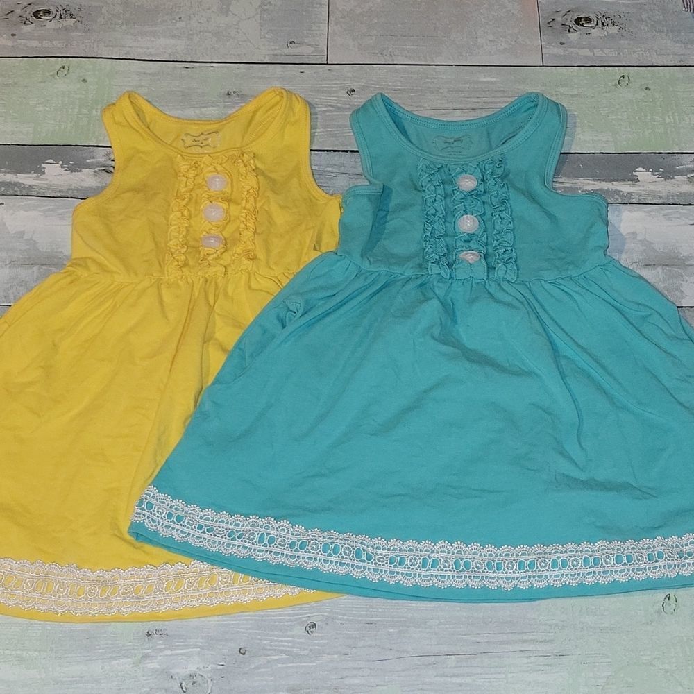 Sew Sassy Girls Dress Lot sz 2T